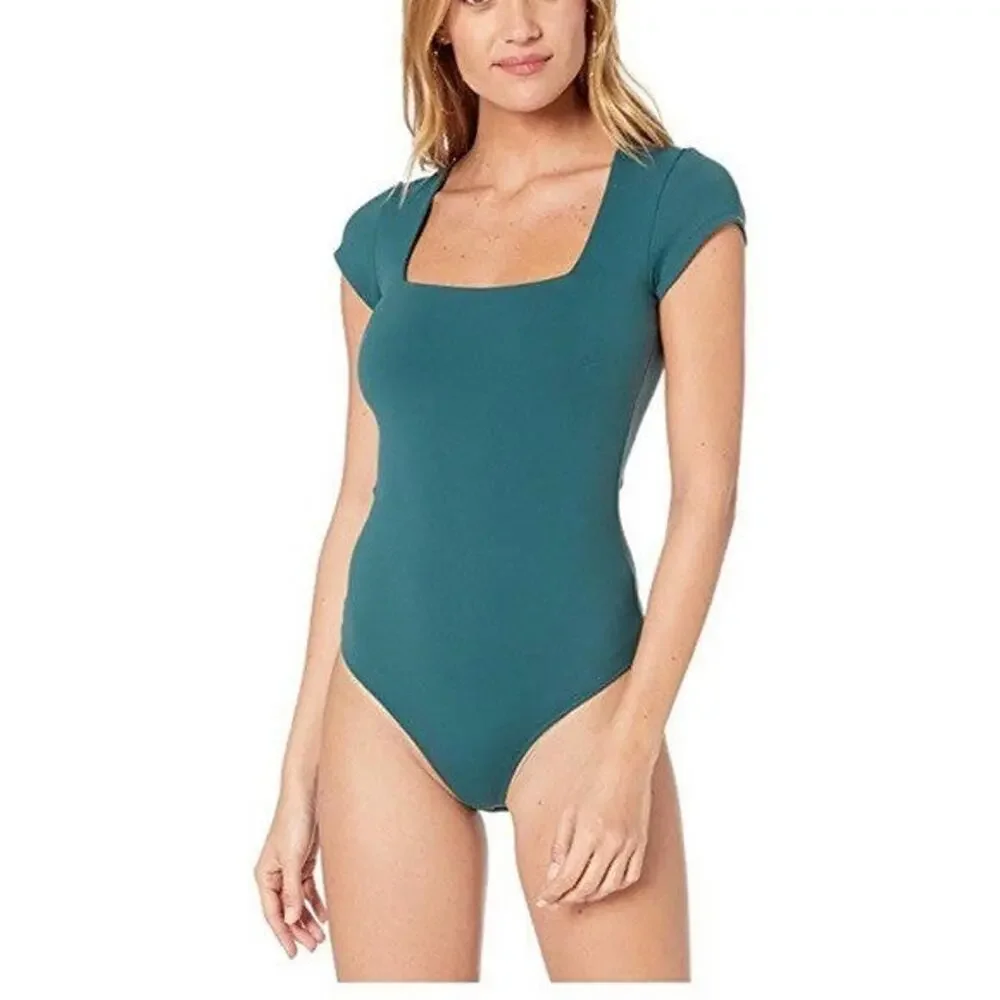 Free People Square Eyes Bodysuit - M